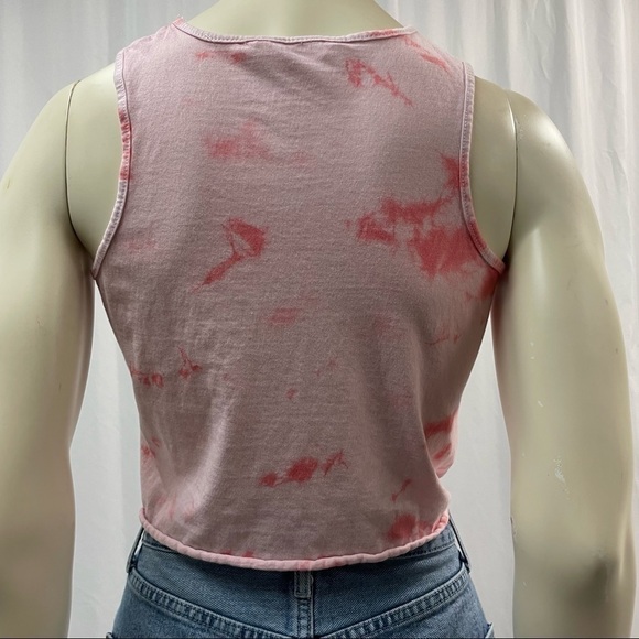 Bluenotes Tie-Dye Cotton Crop Tank Top Size Small - Picture 2 of 6